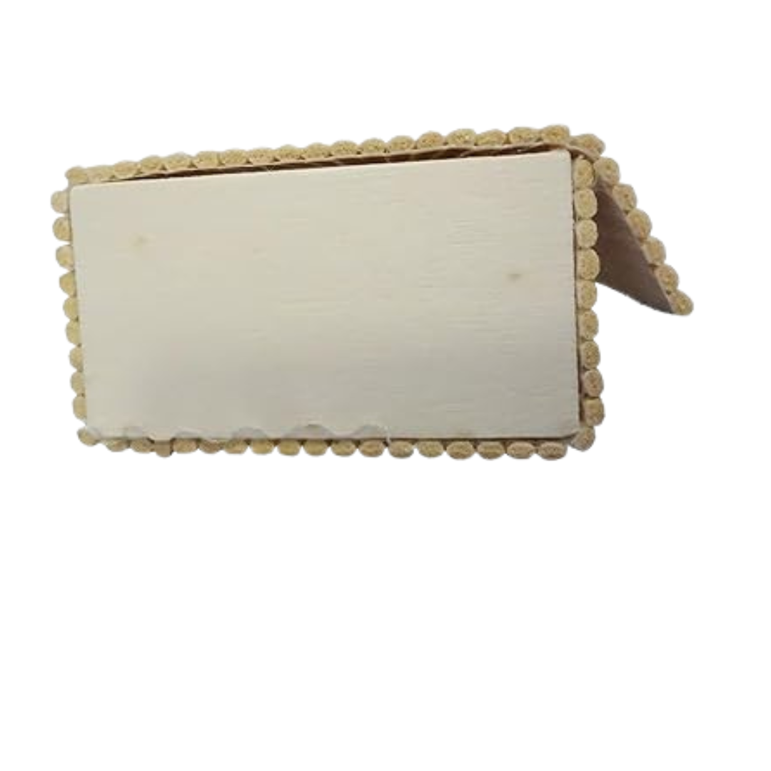 Bamboo Stick Floral Design Storage Box (Pack of 1)- Random Designs