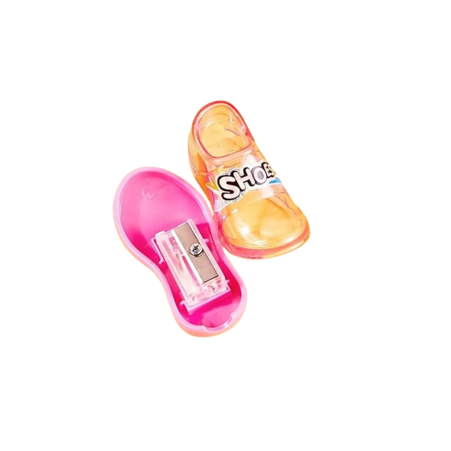 Pack of 4 Shoe-Shaped Pencil Sharpener – Fun & Functional! | KidsBestie