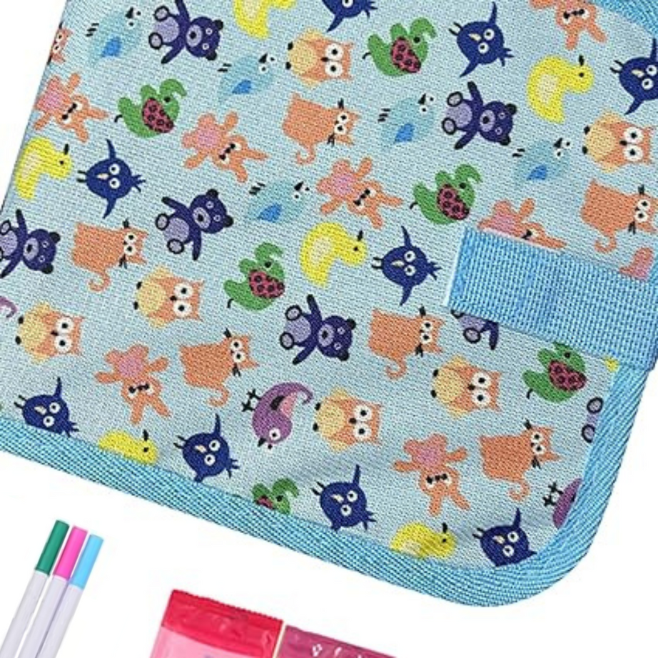 Set of 1 Plastic Reusable & Erasable Doodle Slate | Painting & Drawing Kit for Kids