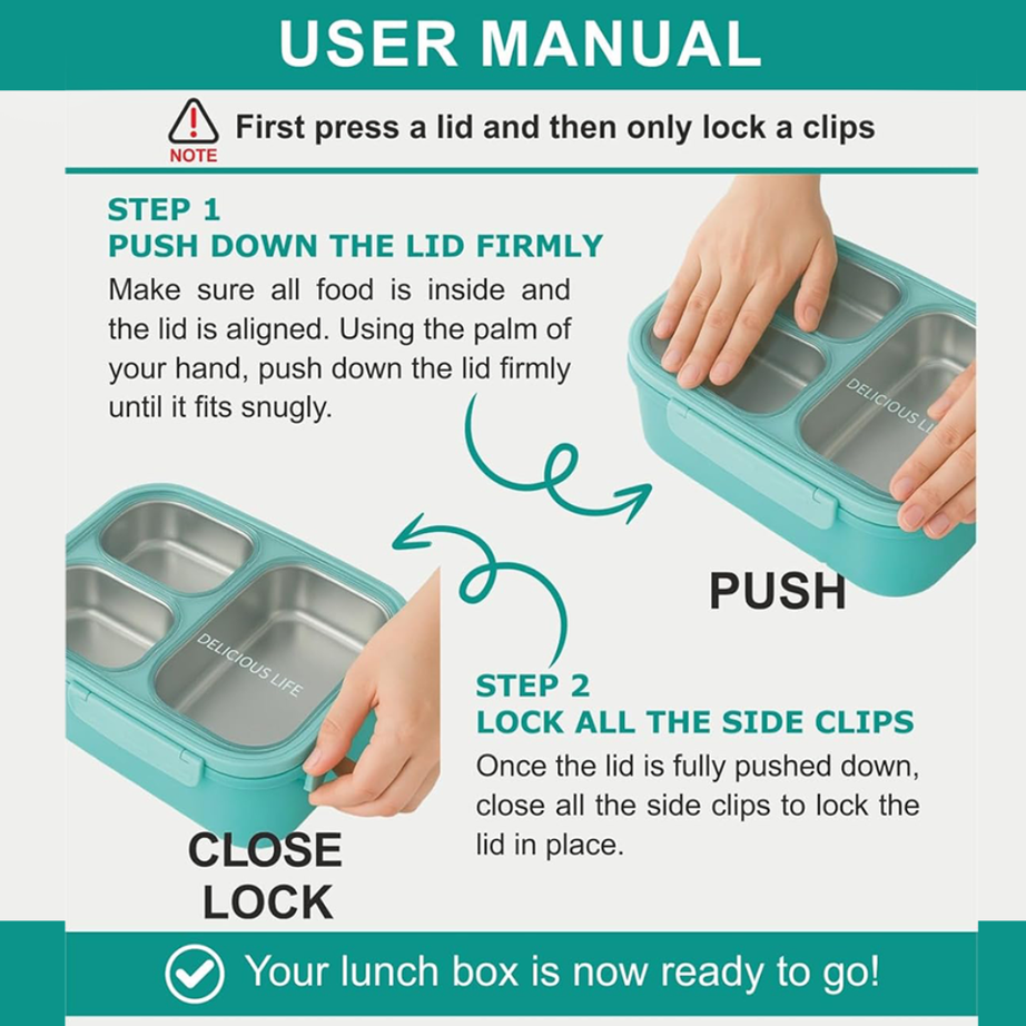 Individual Seal Lunch Box for Kids 7097 | KidsBestie