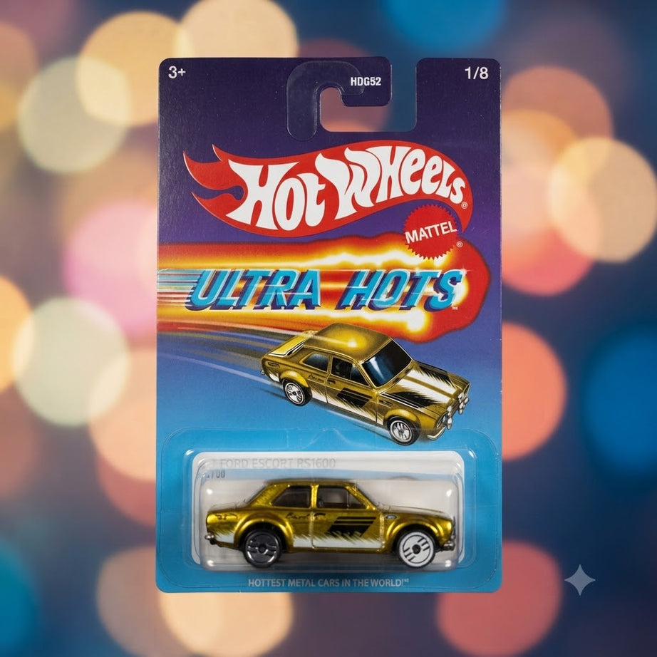 Hot Wheels Ultra Hots '70 Ford Escort RS1600 (Gold Edition) - Imported