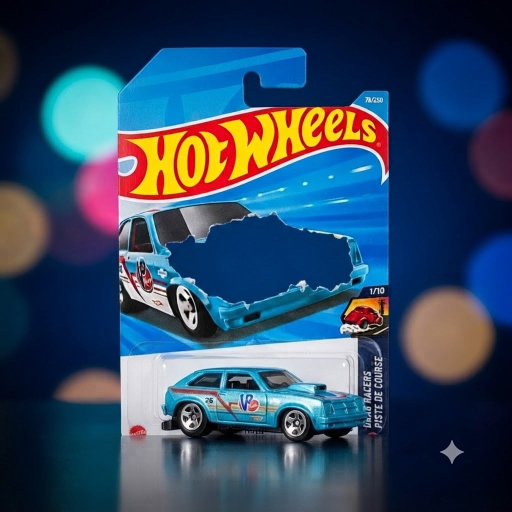 1+1 Hot Wheels Combo Collector Die-Cast Models: The Dark Knight Batmobile & '76 Chevy Chevette