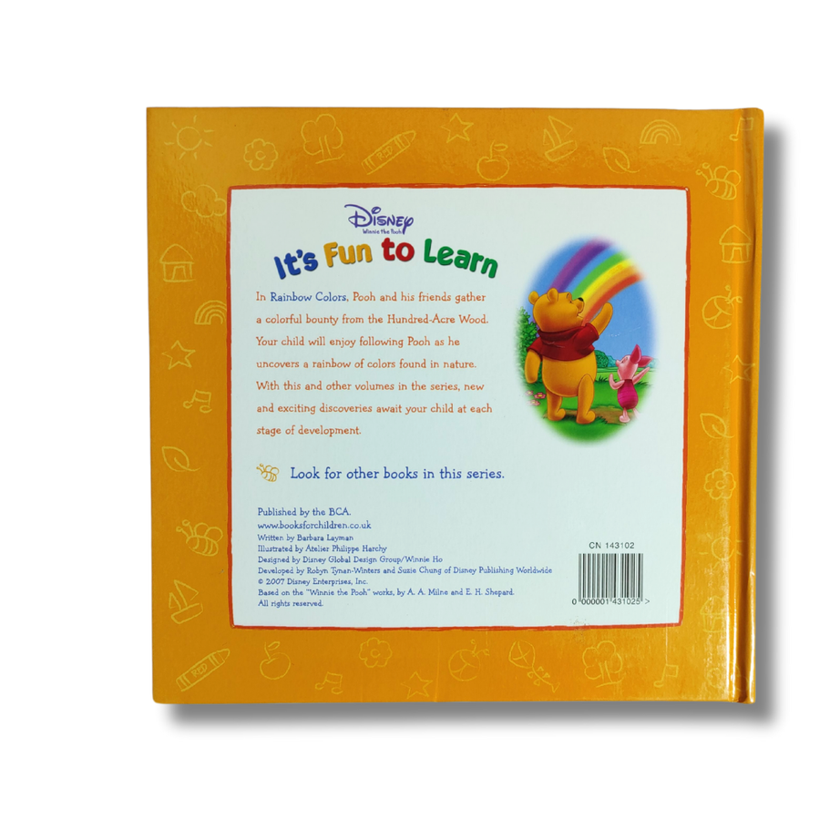 Disney: Winnie the Pooh - Rainbow Colours – Preloved Edition kids bestie kb2008