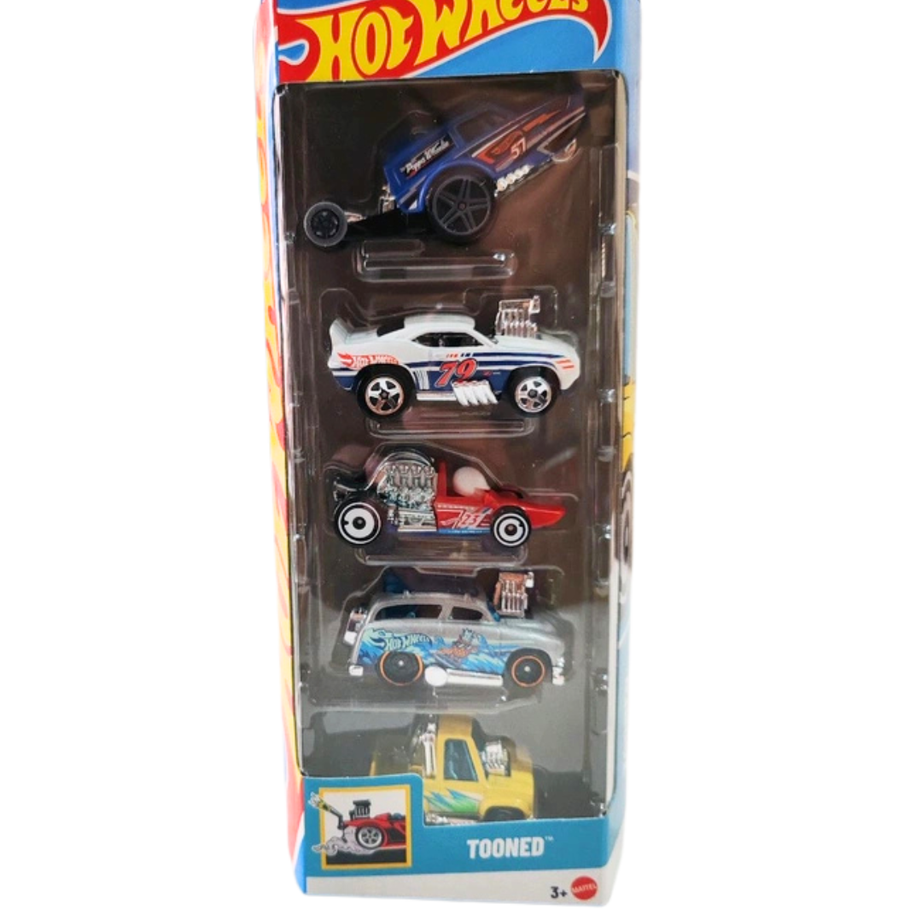 Hot Wheels 5-in-1 Pack Combo (Set of 3) – Total 15 Cars | Original & Premium Collections