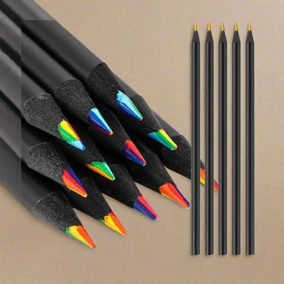 Kidsbestie-7 in 1  Rainbow pencil 