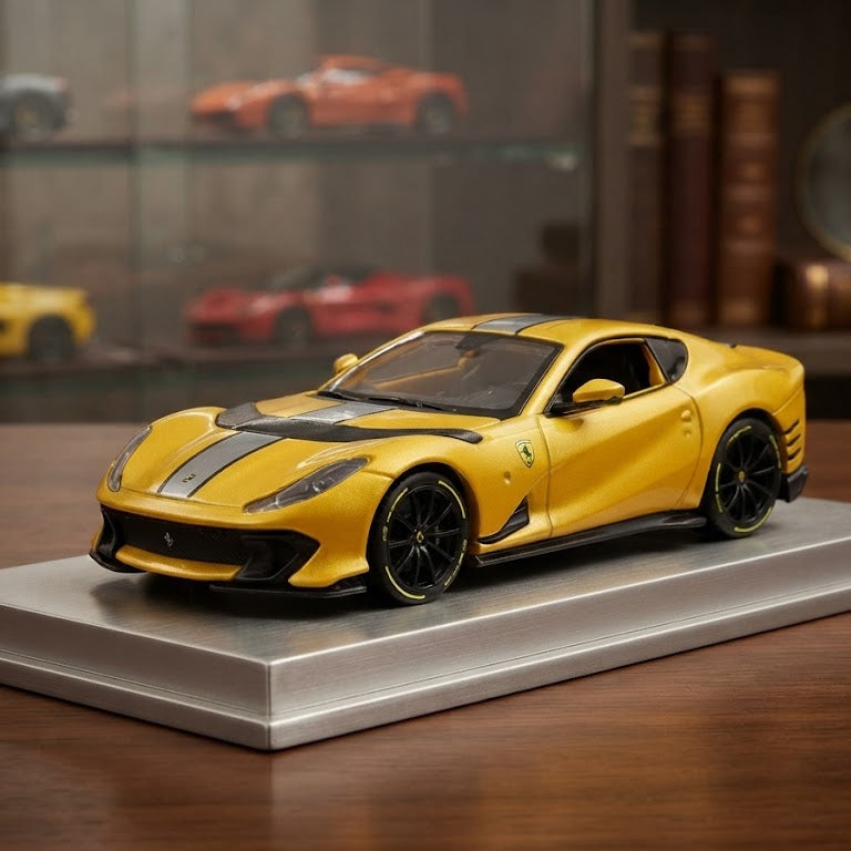Maisto 1:64 Scale Ferrari Speed Icons Die-Cast Model Car Assortment (296 GTB Assetto Fiorano & 812 Competizione)