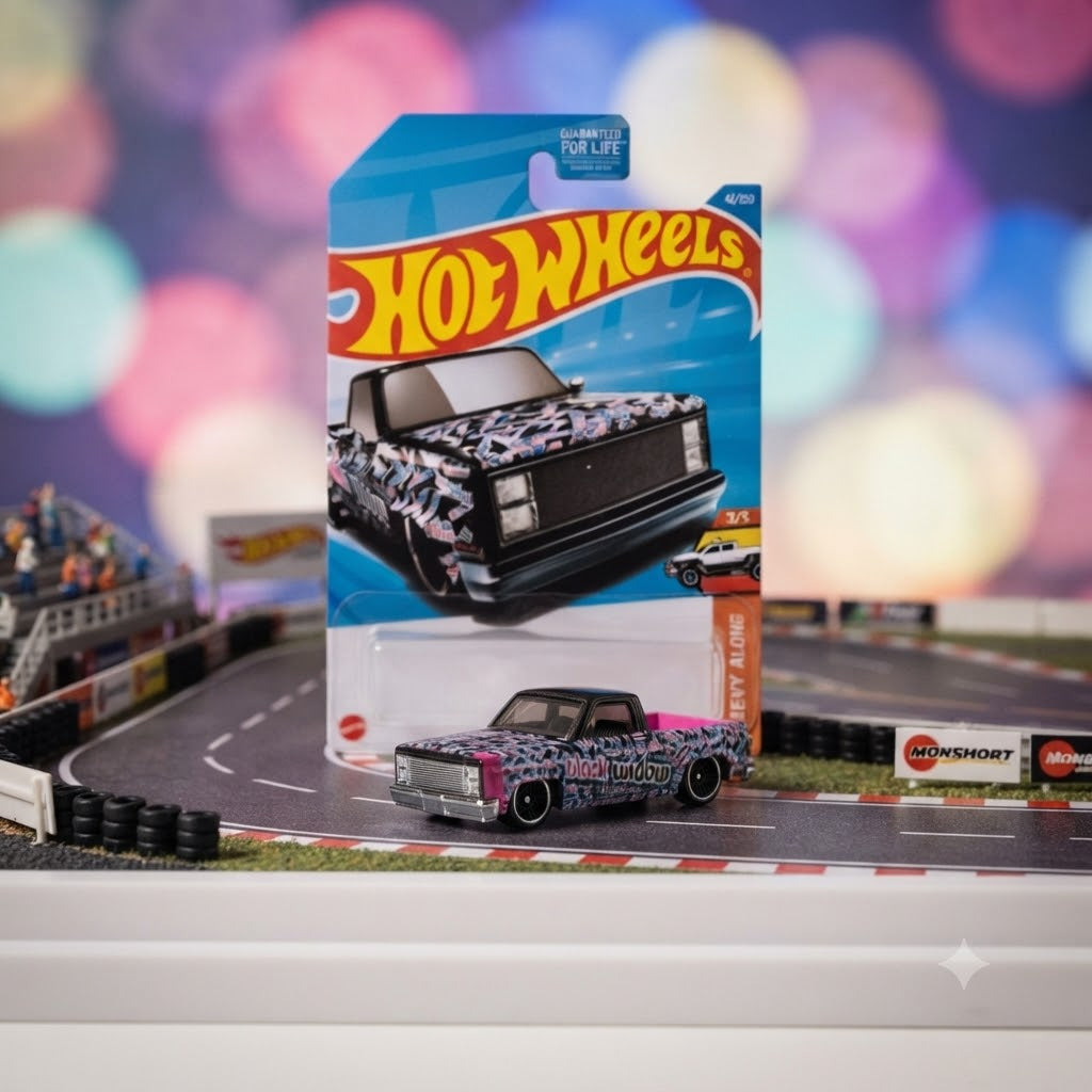 1+1 Hot Wheels Combo Collectors' Showcase: Lucid Air & '83 Chevy Silverado