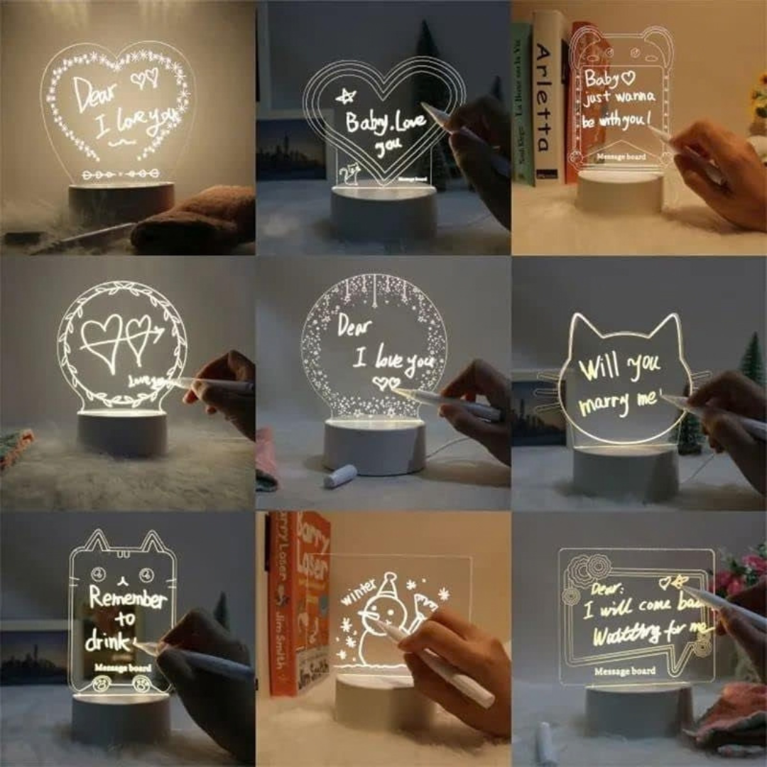 Magic Mirror Love Light and Creative Lamp Combo