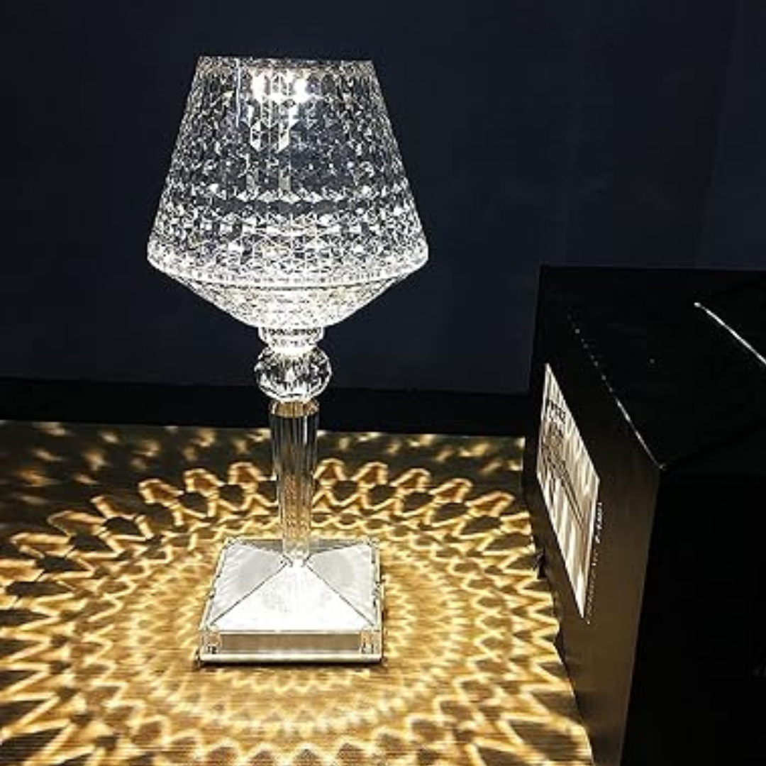 RGB LED Crystal Table Lamp for Bedroom