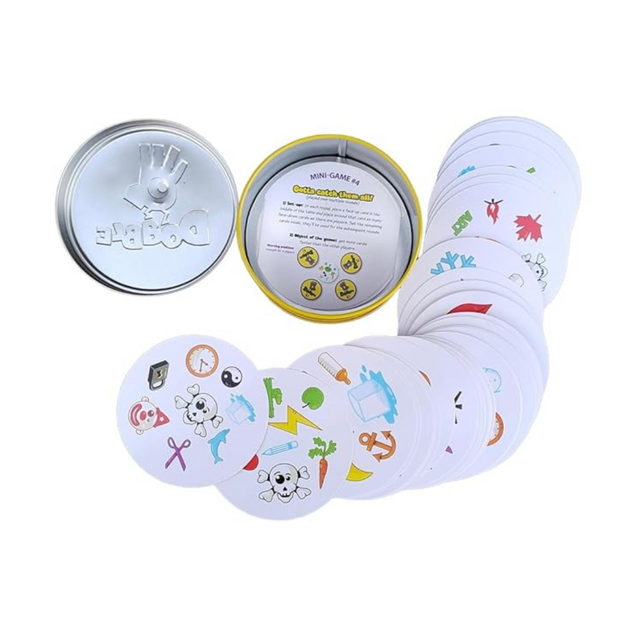 DOBBLE Card Game for Kids Ages 6+, 2-8 Players, 15-Minute Playtime