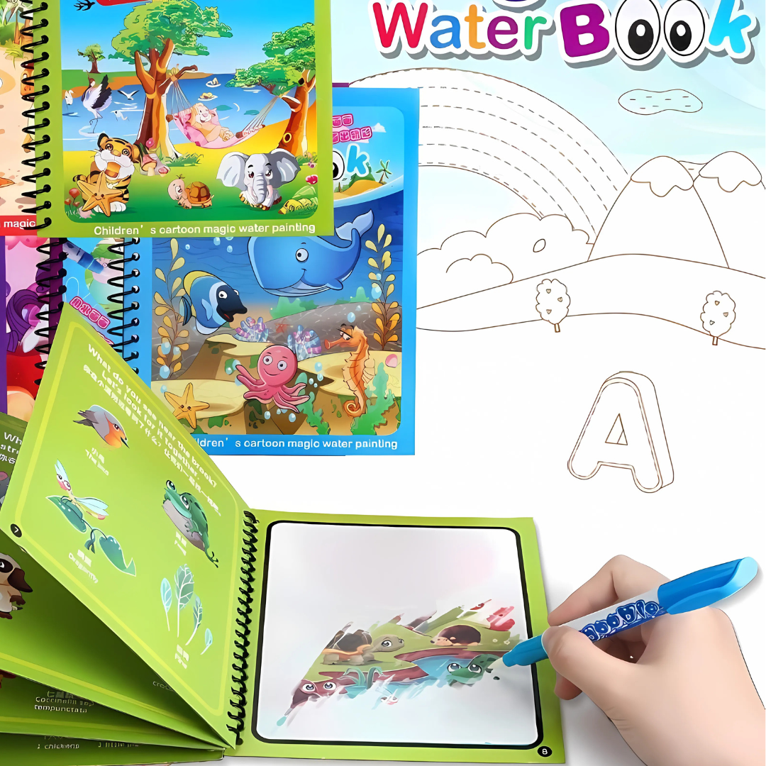 Love 5 in 1 Combo - 32cm Love Neon Light, 3D LED Message Board with Pen, Pack of 12 Air Dry Clay, Mini Scratch Book, Water Magic Book, Free 4 in 1 USB Hub