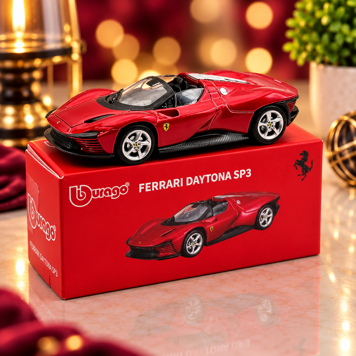 Bburago Ferrari Daytona SP3 Die-Cast Model Car – Premium Collectible Sports Car
