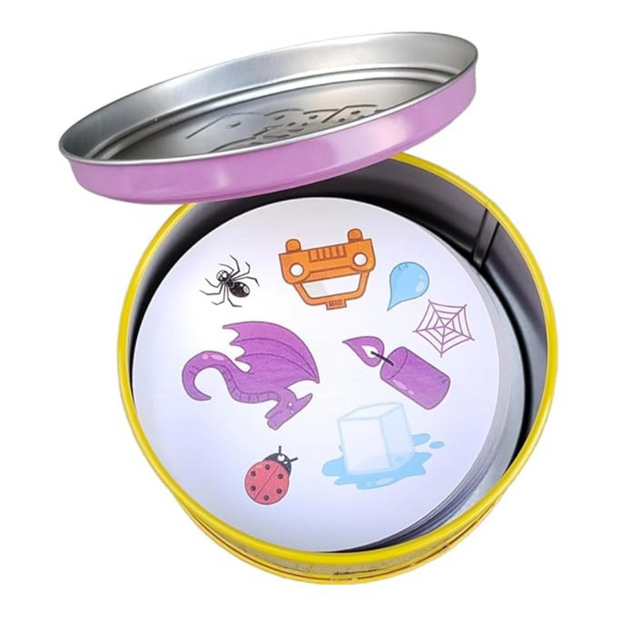 DOBBLE Card Game for Kids Ages 6+, 2-8 Players, 15-Minute Playtime