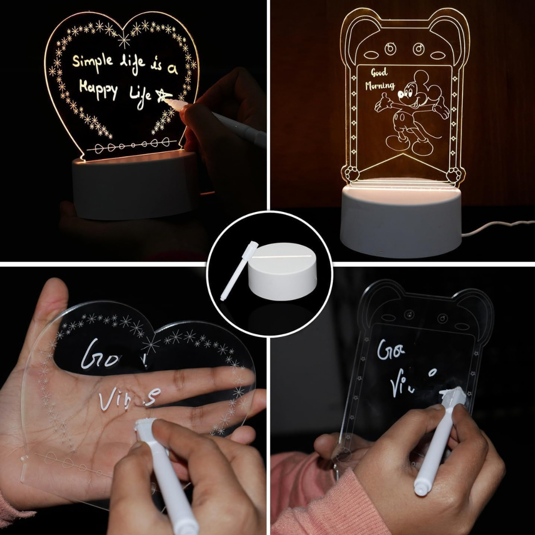 Magic Mirror Love Light and Creative Lamp Combo