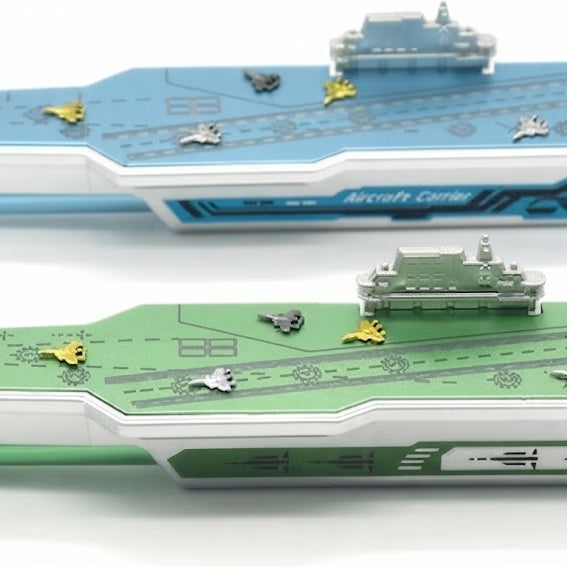 Aircraft Carrier Theme Metal Ballpoint Pen with Creative Flight Deck Case