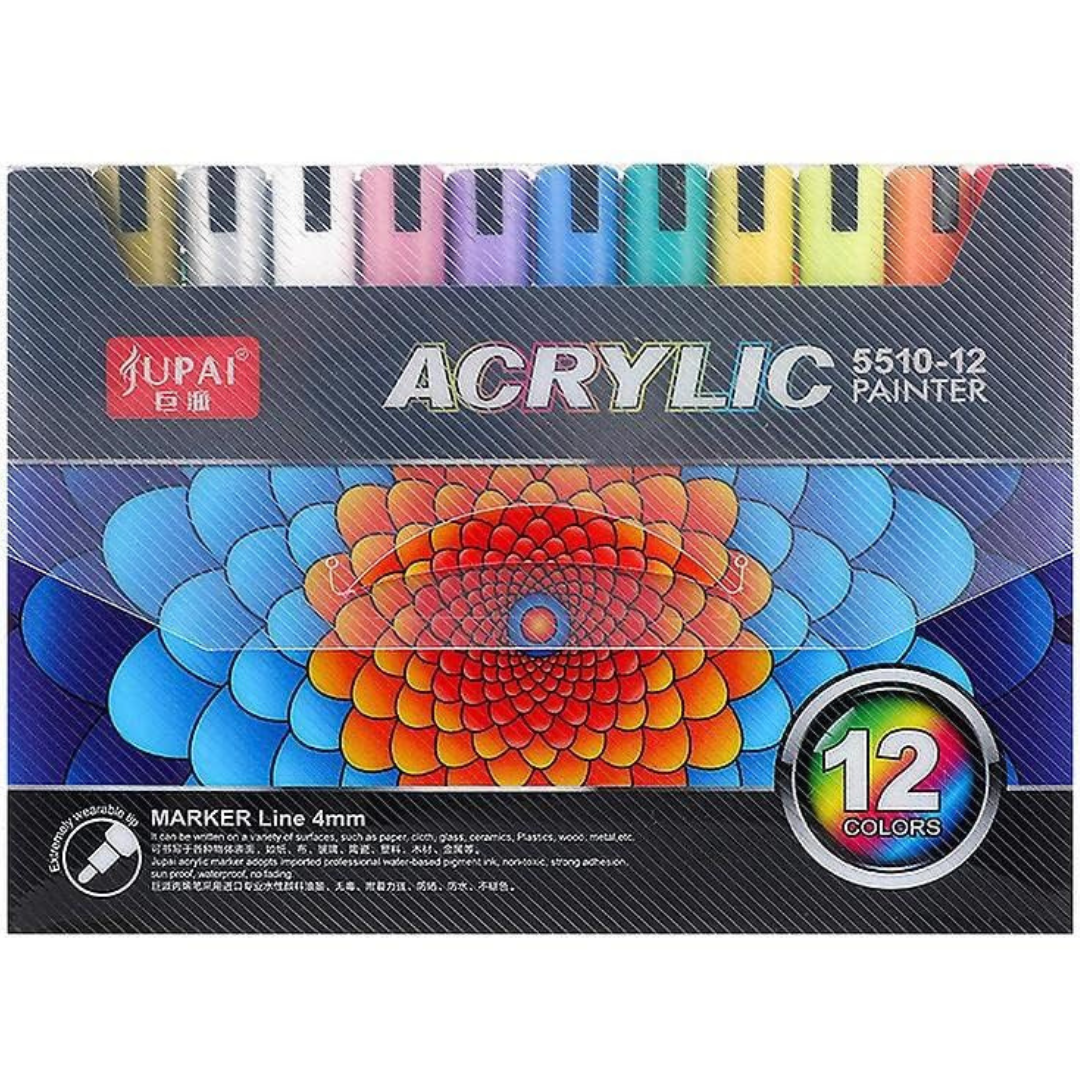 Jupai acrylic painter marker set