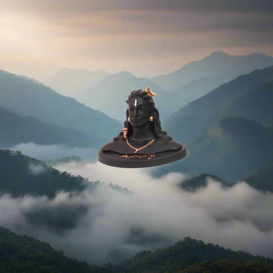Kidsbestie-Adiyogi Shiva Statue For Car Dash Board