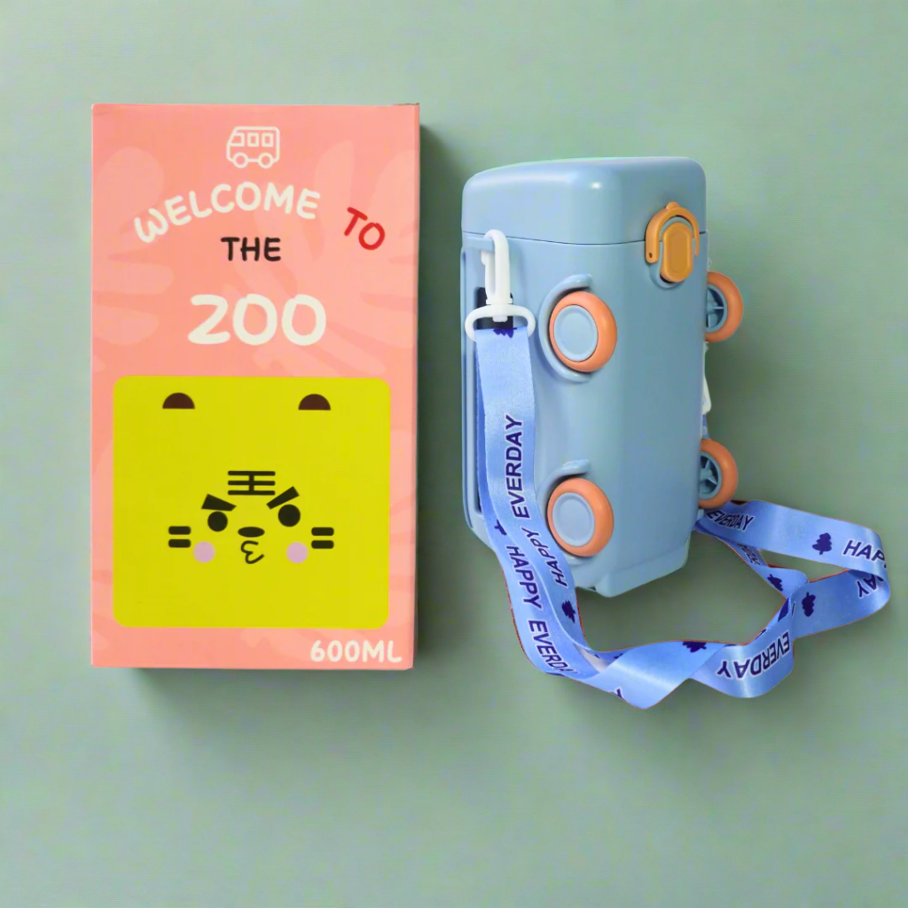 Kidsbestie- Animal Party Bus Bottle for Kids