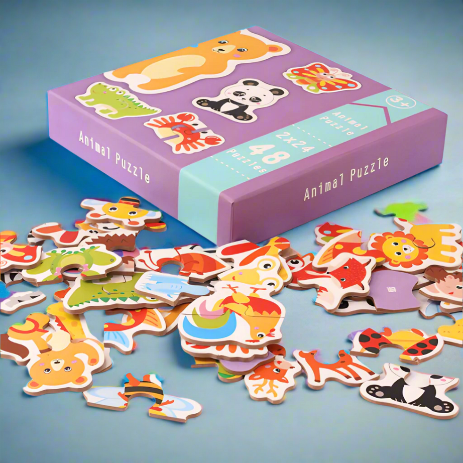 Kidsbestie- Animals Jigsaw Puzzle for Kids 48 Puzzle Pieces
