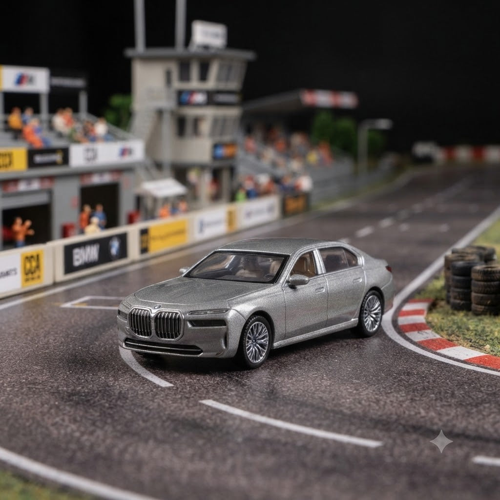 Cool Chic Auto (CCA) Collection Series - 1:72 Scale BMW i7 Die-Cast Model Car in Blister Packaging