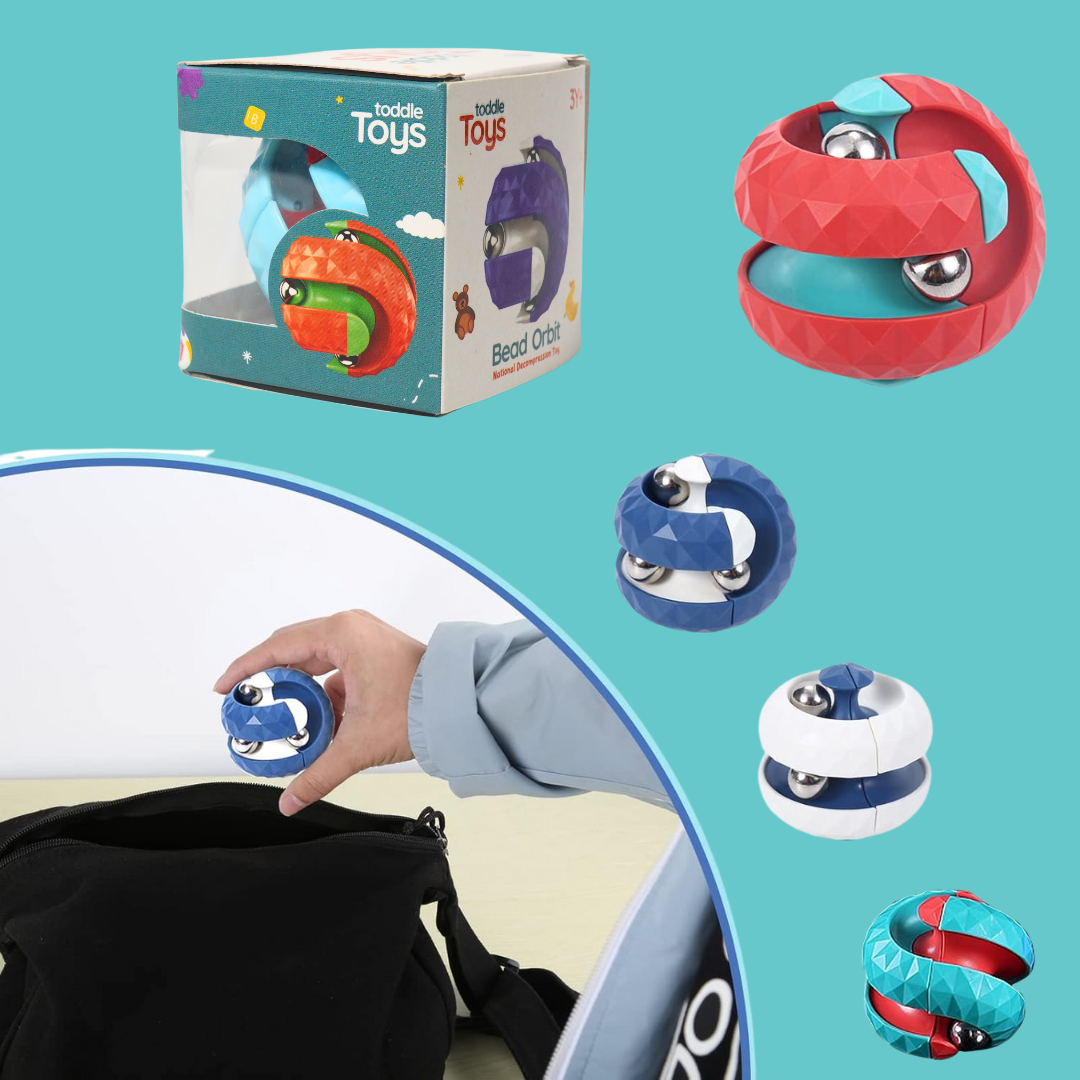 Kidsbestie- beaded orbit toy