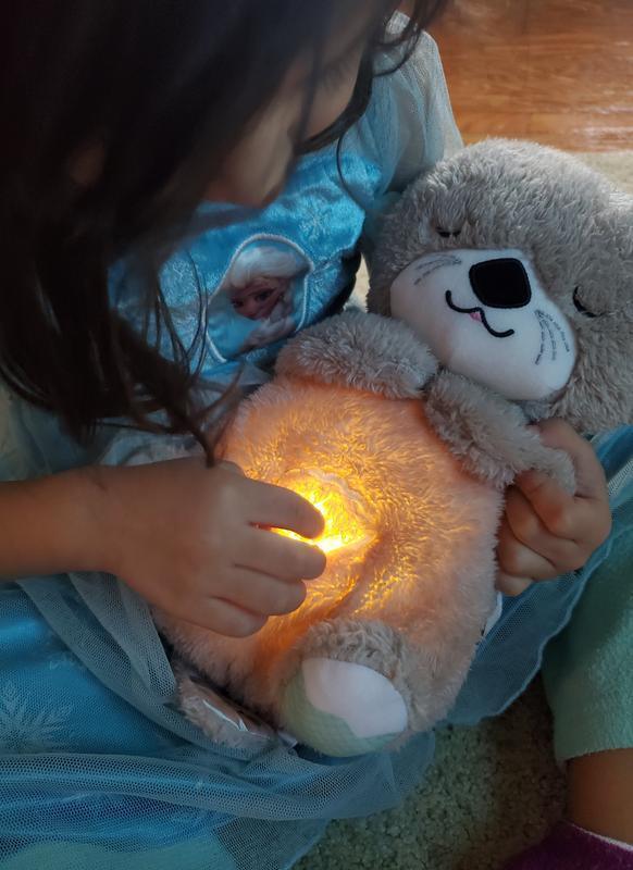 Kidsbestie-Breathing Teddy for Baby Sensory Sleep Lights Rhythmic SoftToy