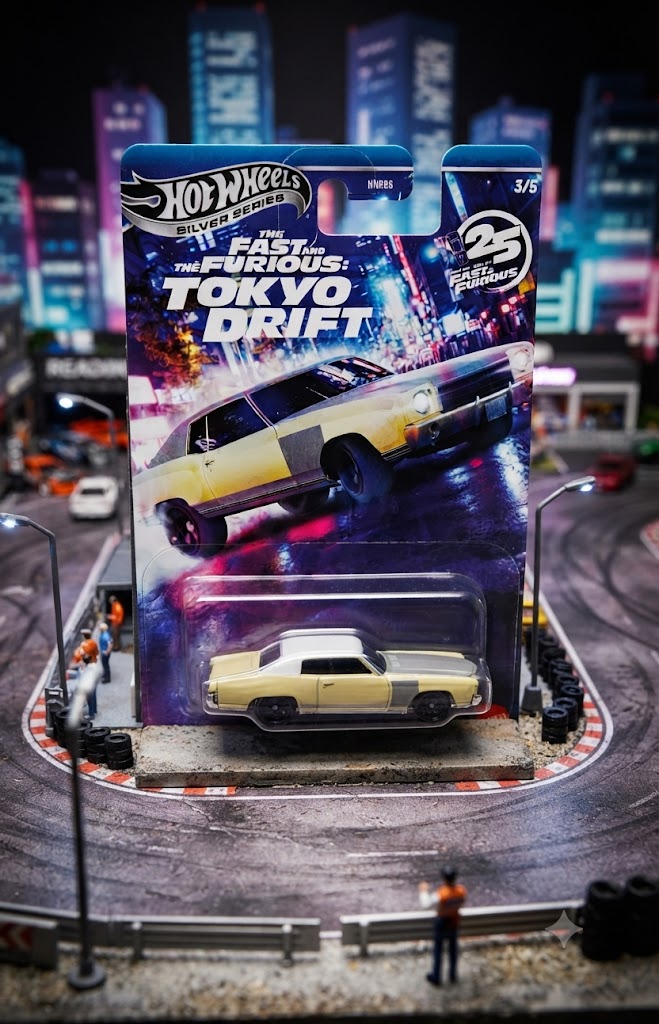 Hot Wheels Silver Series: The Fast and the Furious: Tokyo Drift - 1970 Monte Carlo