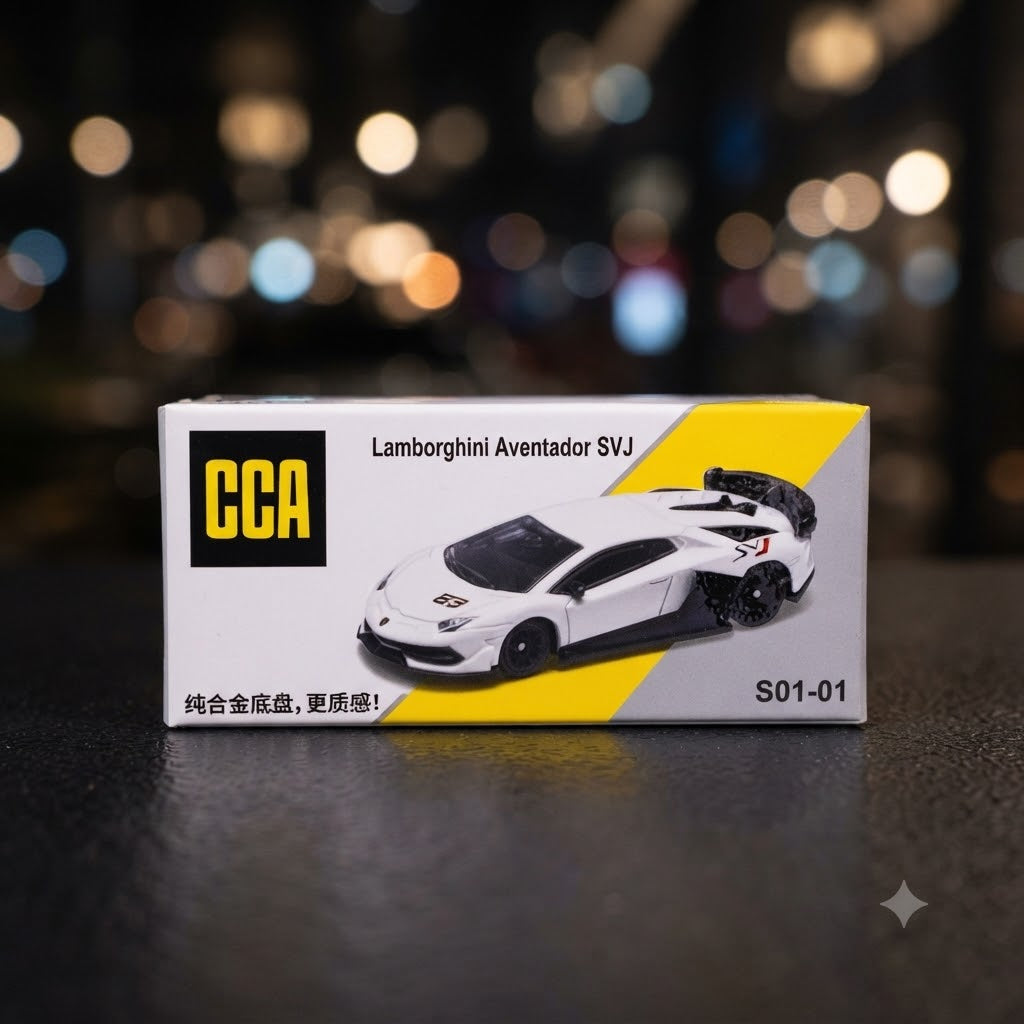CCA Lamborghini Aventador SVJ Die-Cast Model Series (S01-01 & S01-02)