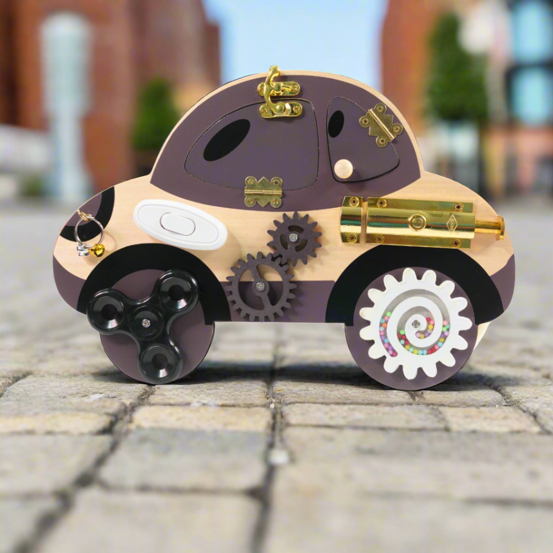 Kidsbestie-Car Busy Board for Kids Age 3+