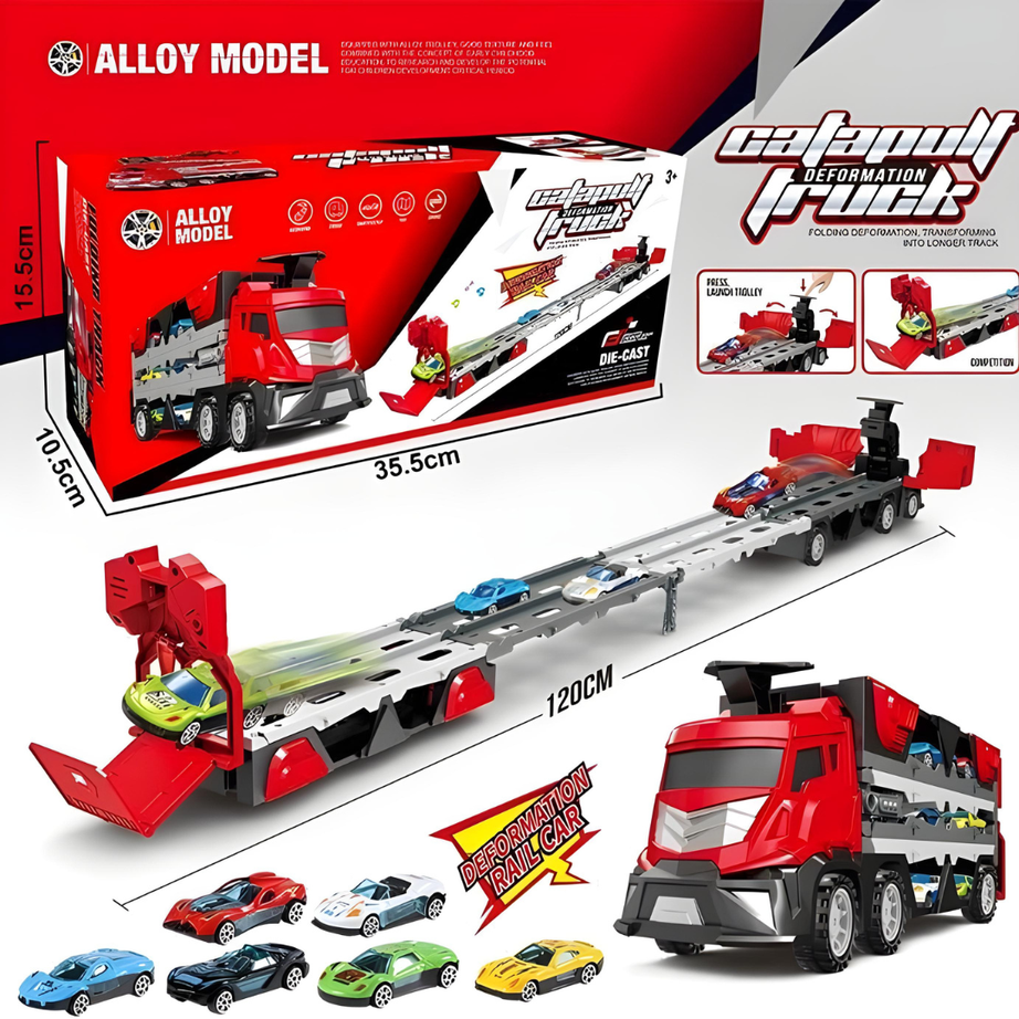 Catapult Deformation Truck Interactive  Transforming vehicle Toy