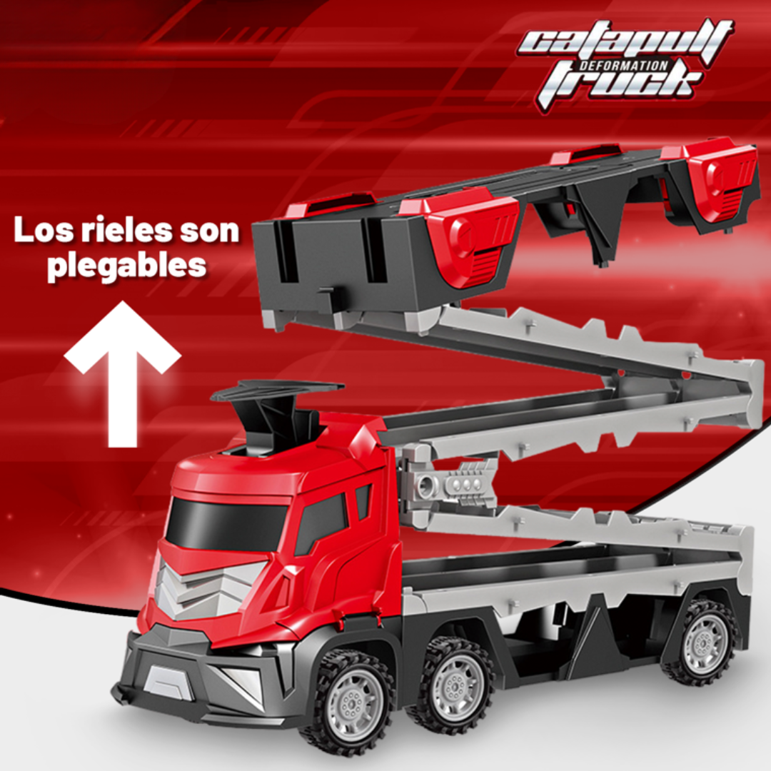 Catapult  Deformation truck with foldable tracks