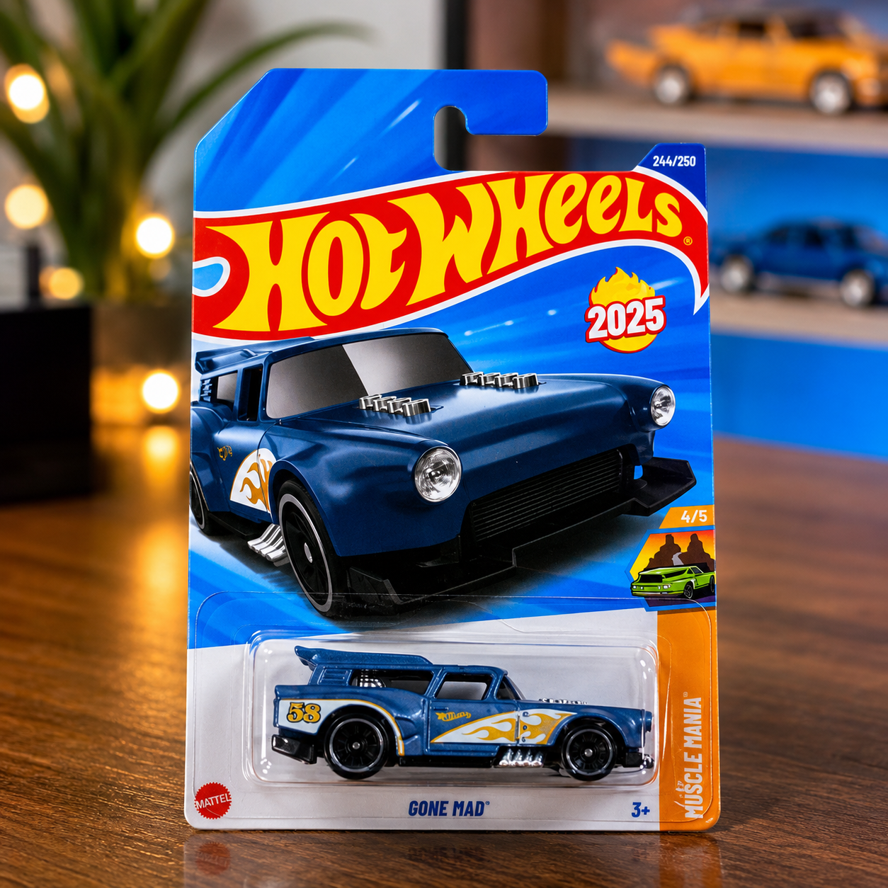 Hot Wheels "Gone Mad" Die-Cast Car – Muscle Mania Series