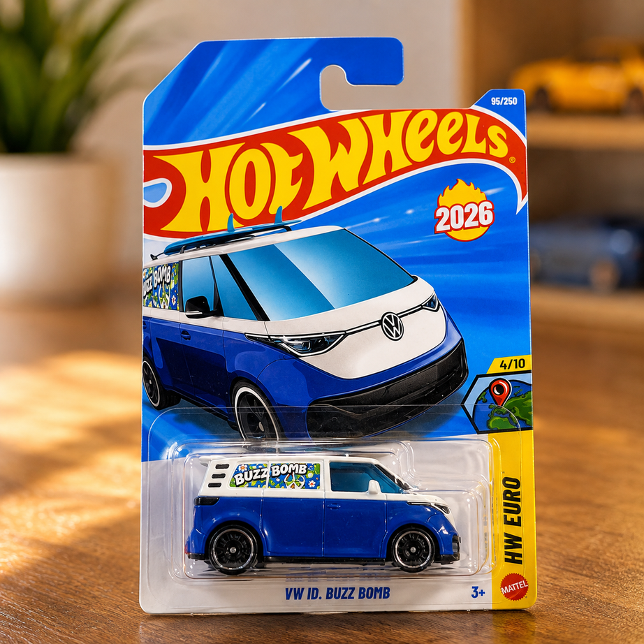 Hot Wheels VW ID. Buzz Bomb Die-Cast Toy Car