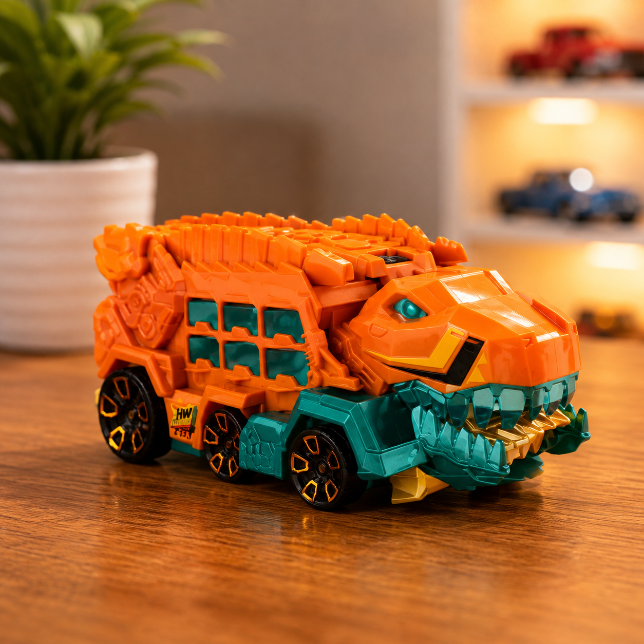 Hot Wheels HW Ultimate T-Rex Transporter – Dino Adventure Toy Car!