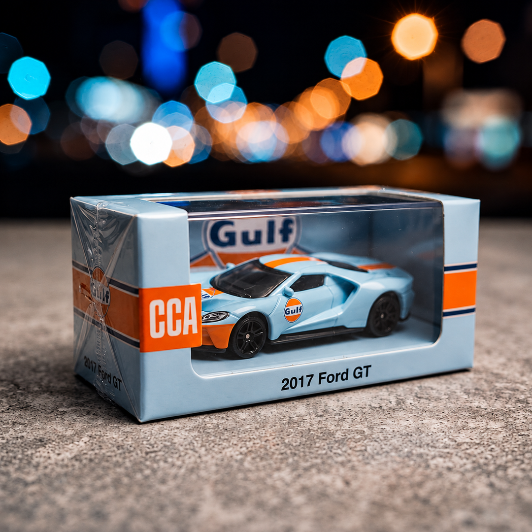 CCA 2017 Ford GT Gulf Racing  Official Licensed– Premium Collectible Display Toy
