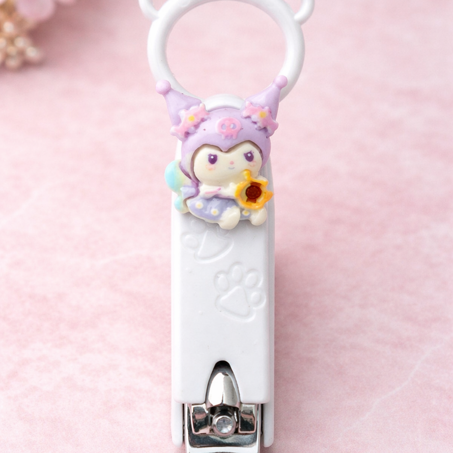 Compact Nail Cutter with Decorative Design | Stainless Steel Nail Clipper