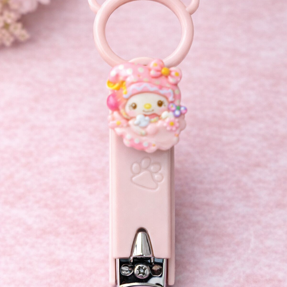 Compact Nail Cutter with Decorative Design | Stainless Steel Nail Clipper