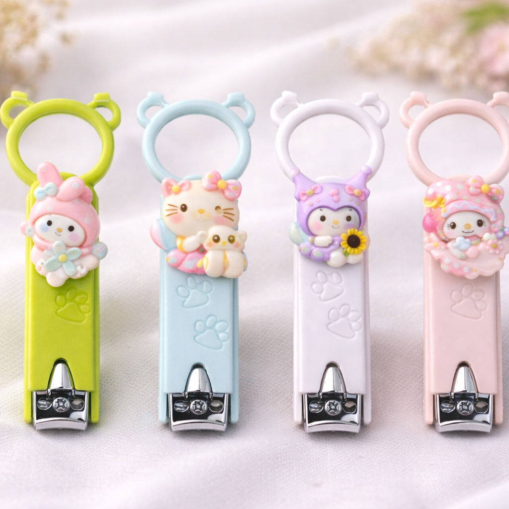 Compact Nail Cutter with Decorative Design | Stainless Steel Nail Clipper