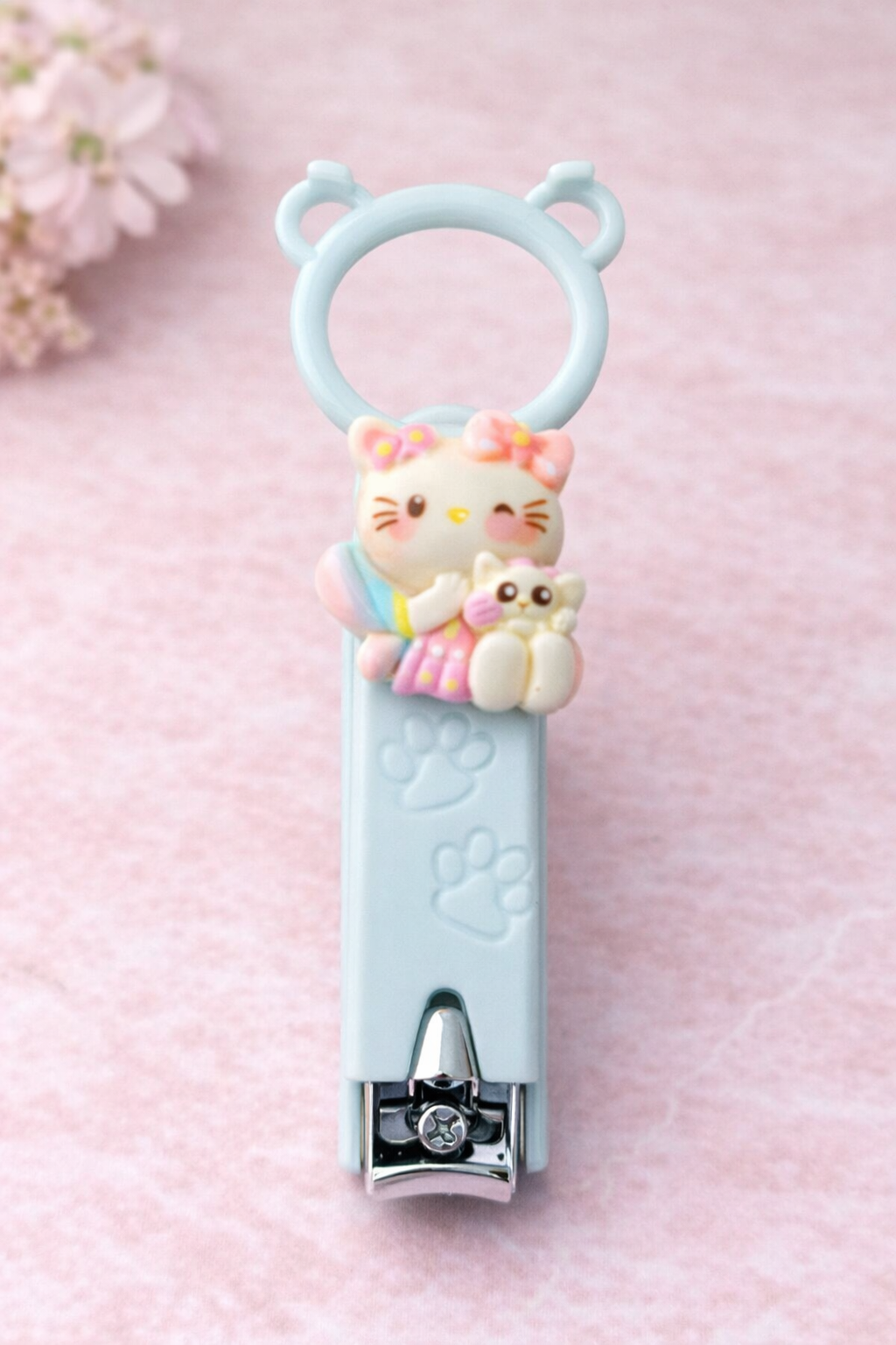 Compact Nail Cutter with Decorative Design | Stainless Steel Nail Clipper