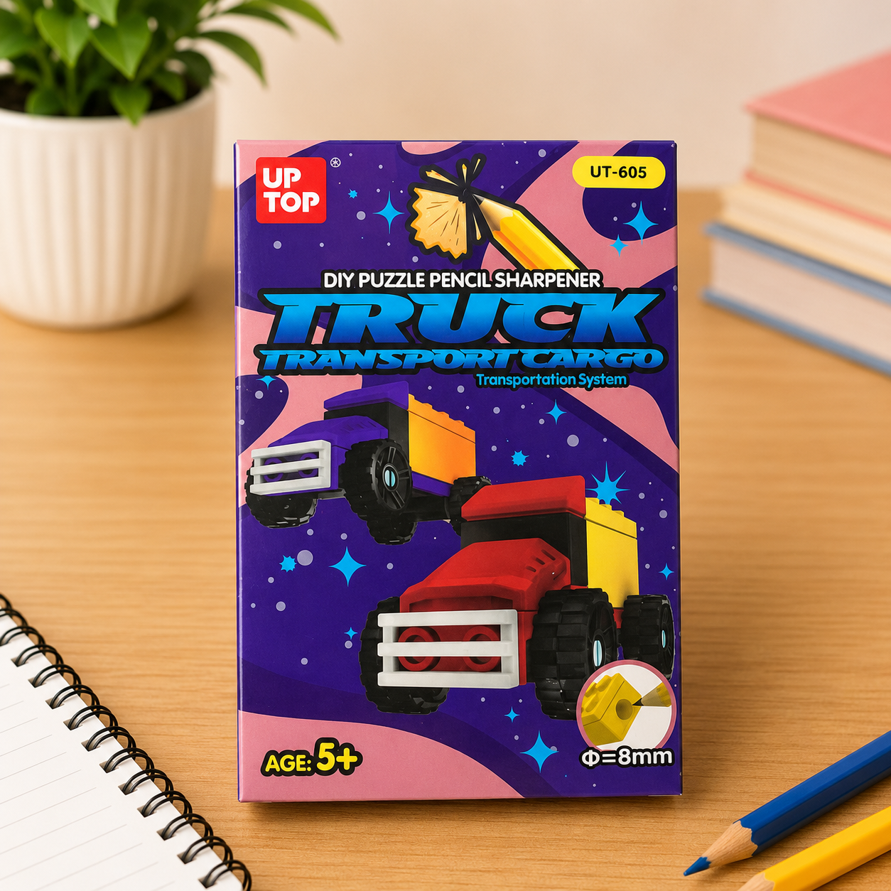 DIY Puzzle Truck Pencil Sharpener | KB
