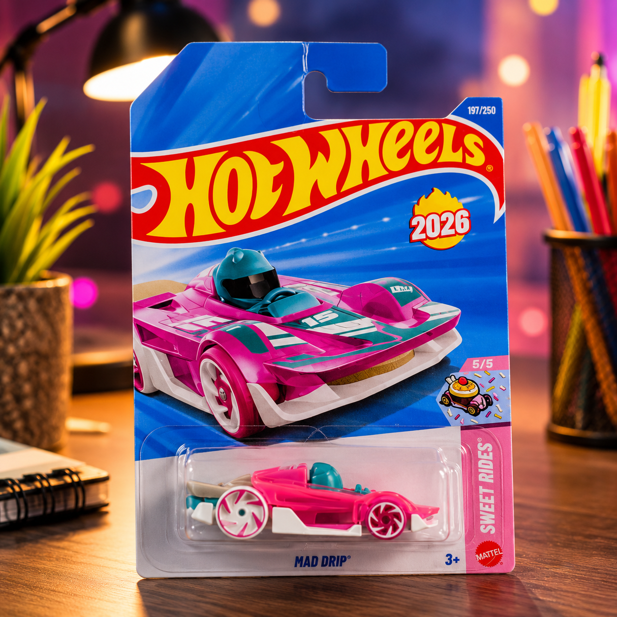 Hot Wheels Mad Drip – Sweet Rides Die-Cast Car