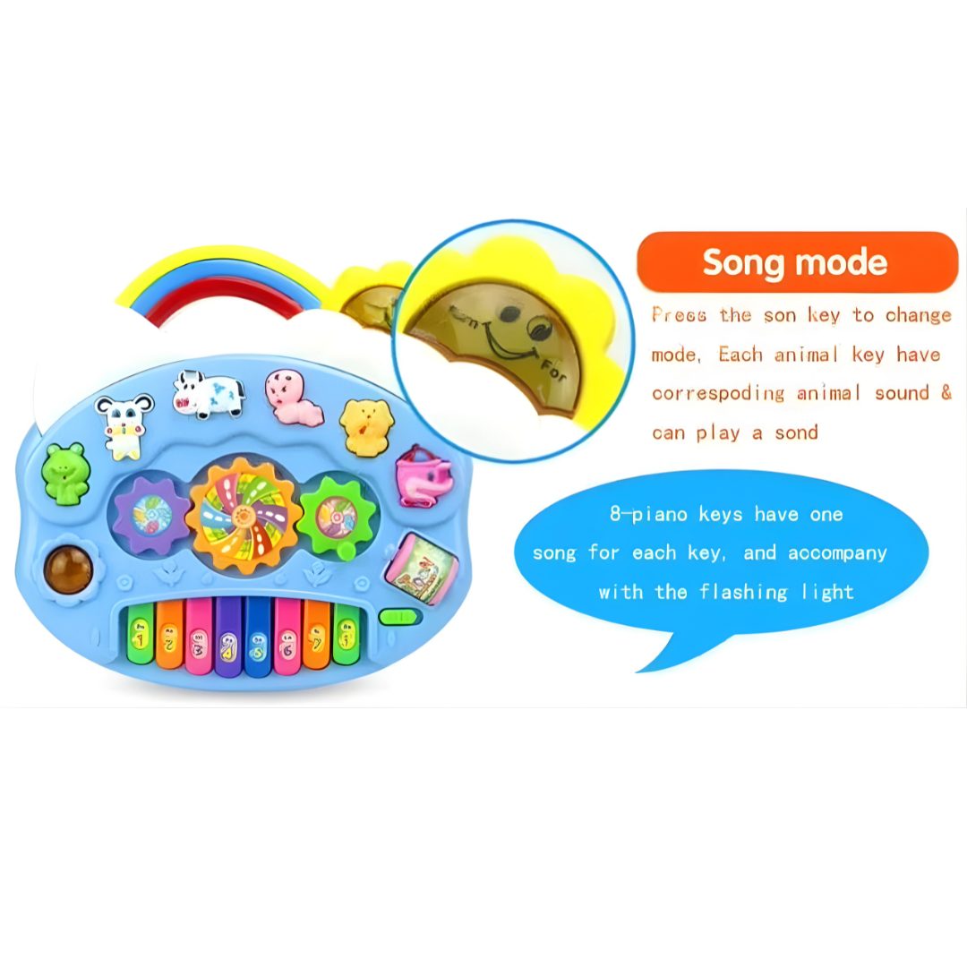 🌈 Rainbow Musical Piano – Colorful Keys & Fun Melodies for Kids 🎹( Random Colors)