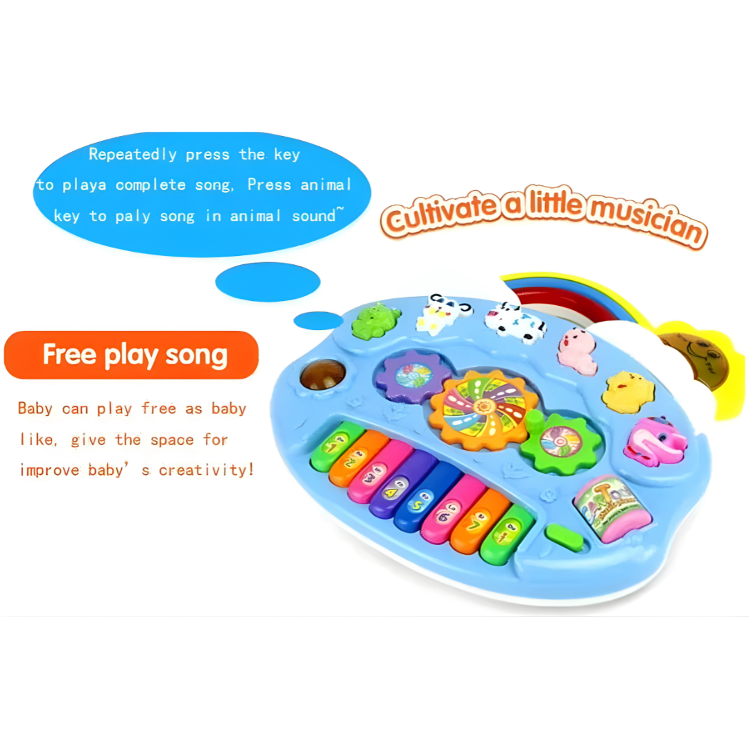 🌈 Rainbow Musical Piano – Colorful Keys & Fun Melodies for Kids 🎹( Random Colors)