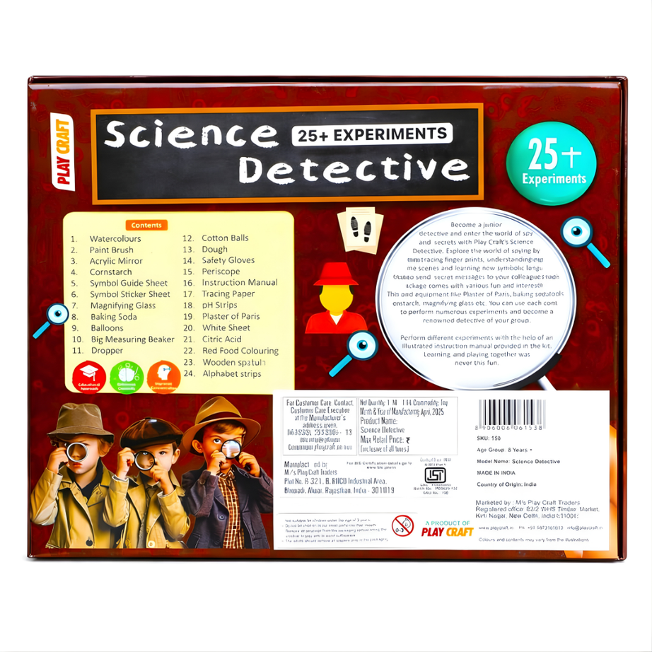 Science Detective STEM Kit for Kids – 25+ Fun DIY Experiments 🧪
