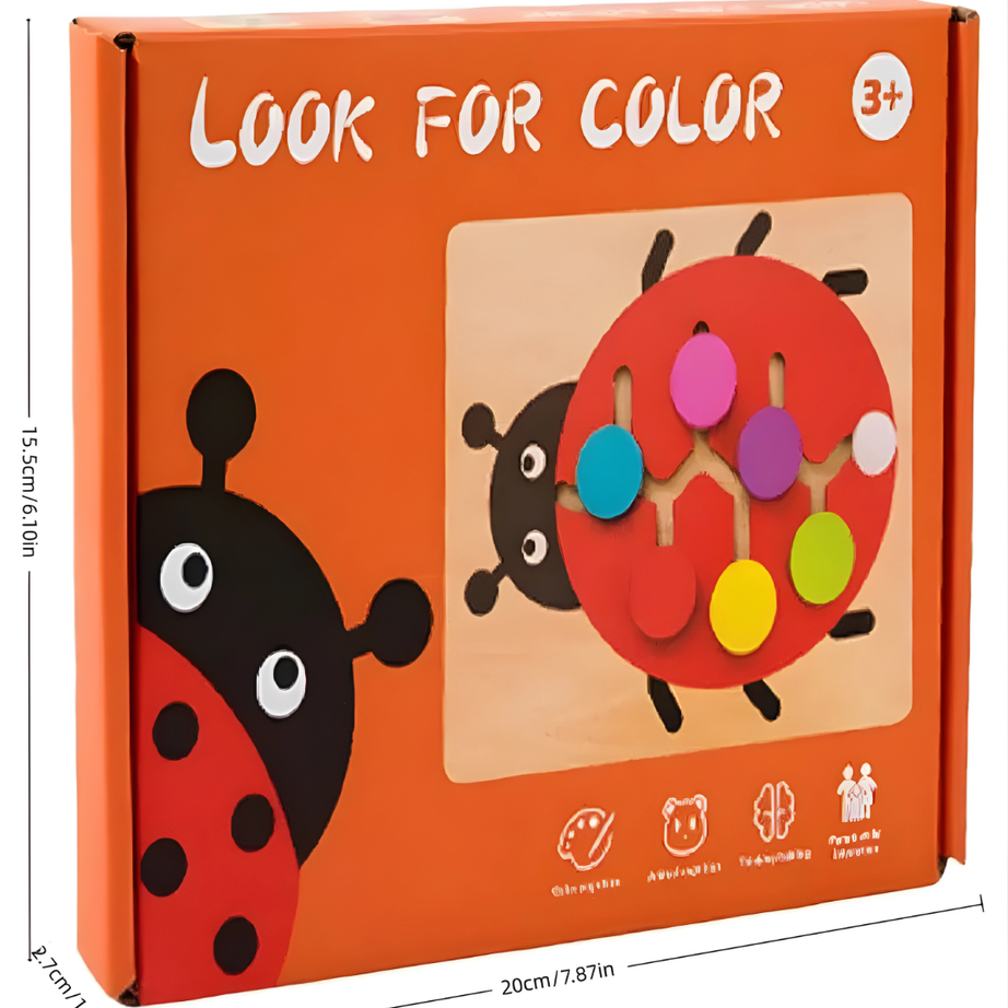🎨 Montessori Color Matching Slide Puzzle – Fun Learning Brain Teaser for Kids 🧩