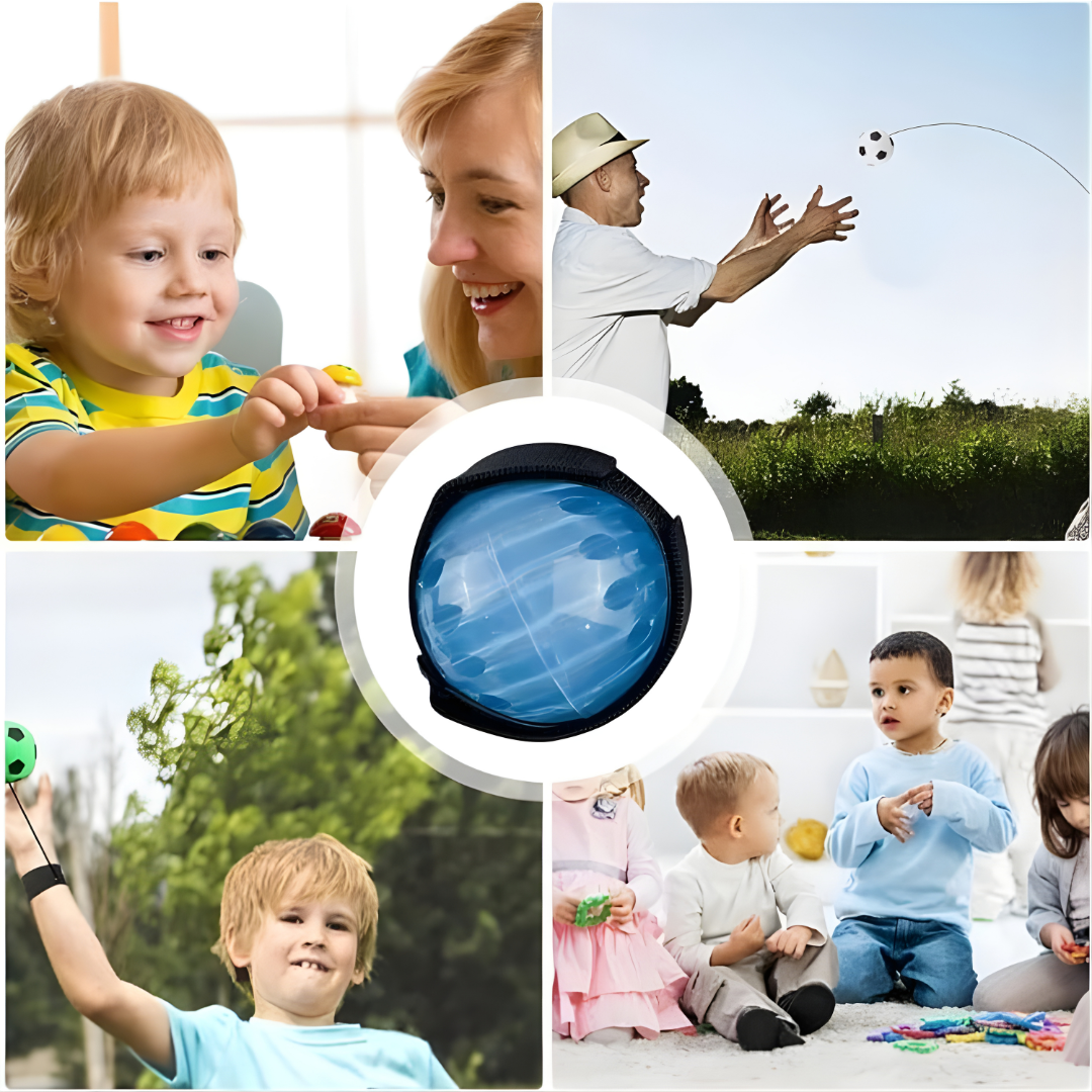 Wrist Return Bouncy Ball Toy – Fun Rebound Action Play for Kids 🎾✨