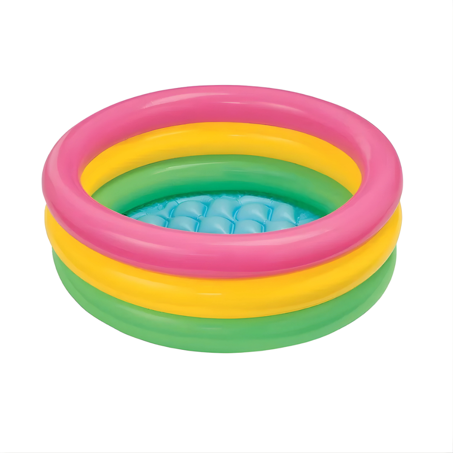🛁🌈 Wet Set Collection Kids Bath Tub – Multicolor Fun Baby Bath Tub (61 x 22 cm)