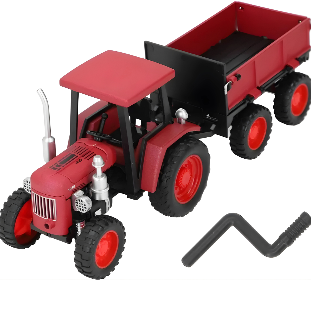 🚜 Heavy-Duty Alloy Tractor Toy – Realistic Farm Simulation Model 🌾With Random Colors