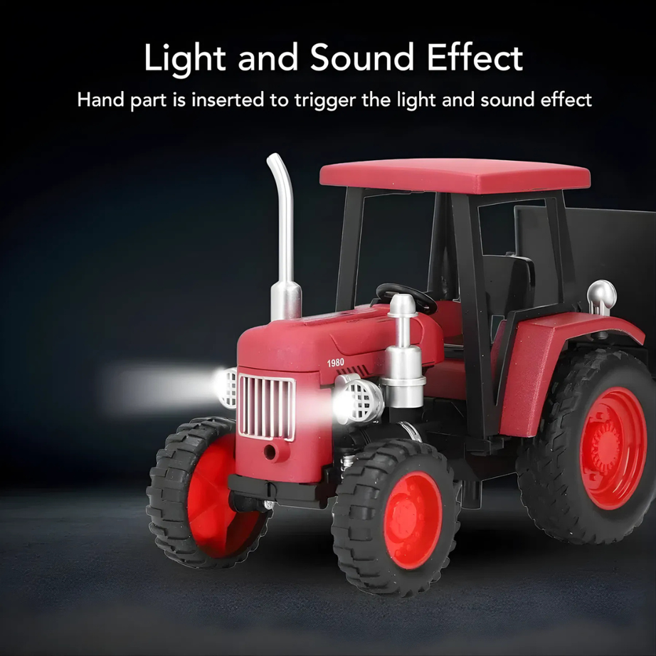 🚜 Heavy-Duty Alloy Tractor Toy – Realistic Farm Simulation Model 🌾With Random Colors