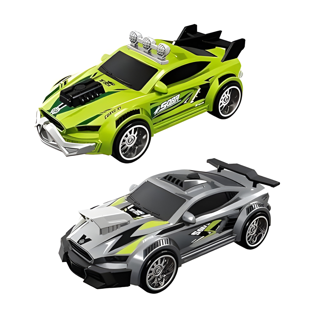 🏎️ Electric Racing Track Set – Dual Slot Car Racing Fun for Kids ⚡